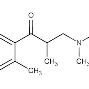 beta-Dimethylamino-o-methylisobutyrophenone, min.